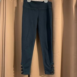 Mono B Teal Cropped Leggings